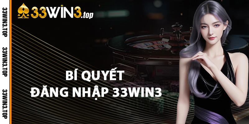 Bí Quyết Đăng Nhập 33WIN3